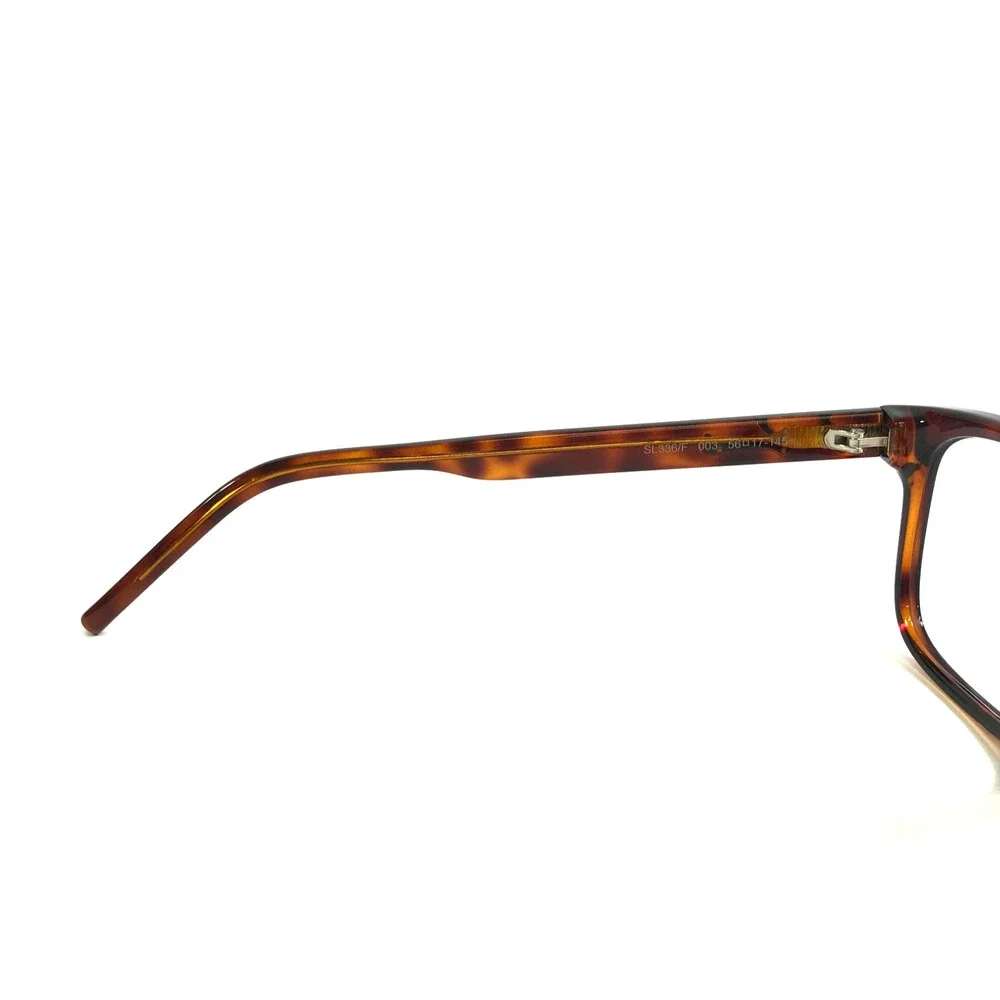 Saint Laurent Eyeglasses Frames SL336/F 003 Havana Rectangle Full Rim 56-17-145